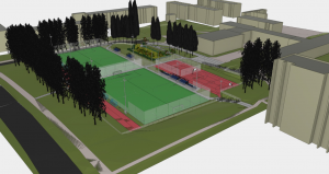 Lazdynų mokyklos sporto aikštynas